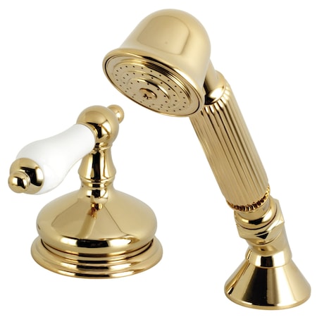Kingston Brass KSK3332PLTR Transfer Vlv Set For Roman Tub Faucet W/Hand Shower, Brass KSK3332PLTR
